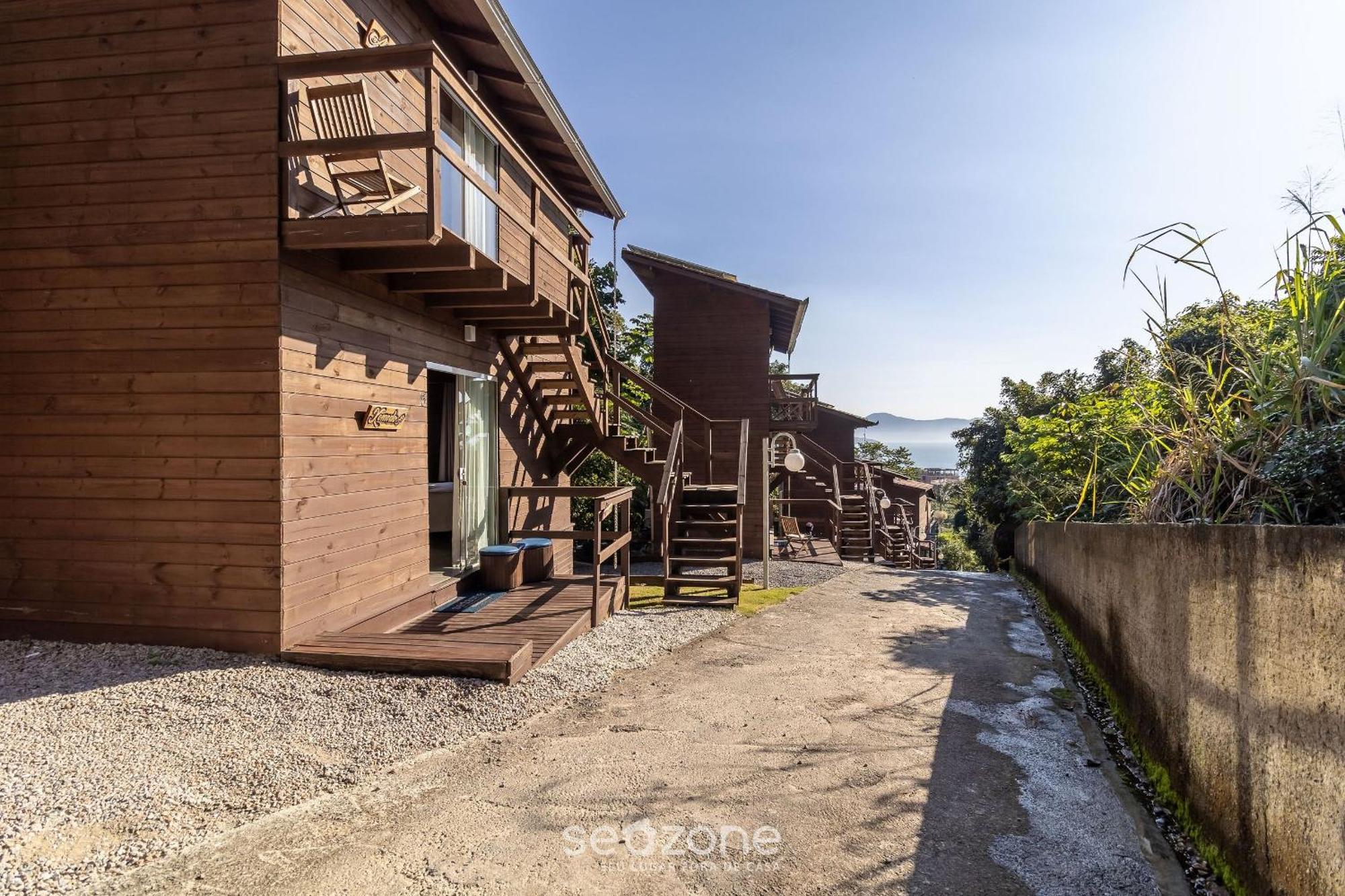 Villa Chale Rustico Perto Da Praia Em Jurere Mav005 Florianópolis Exterior foto